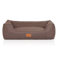 Knuffelwuff Hundebett Lotte aus Velours mit feinem...