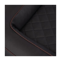 Knuffelwuff Orthopädisches Hundebett aus Laser gestepptem Kunstleder Hampstead