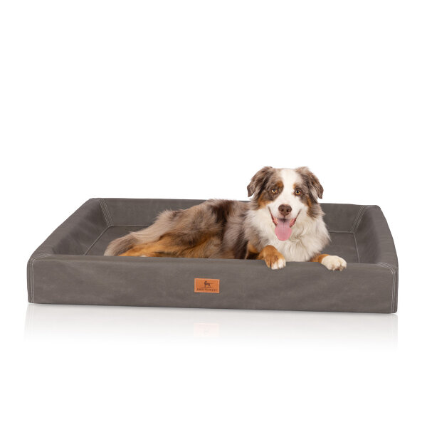 Knuffelwuff orthopädisches Hundebett Austin aus Kunstleder