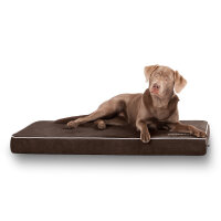 Knuffelwuff Hundematte Maui aus Velours mit 9cm Schaumstoff