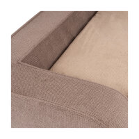 Knuffelwuff orthopädisches Hundebett mit Wendekissen aus Velours Bellamy