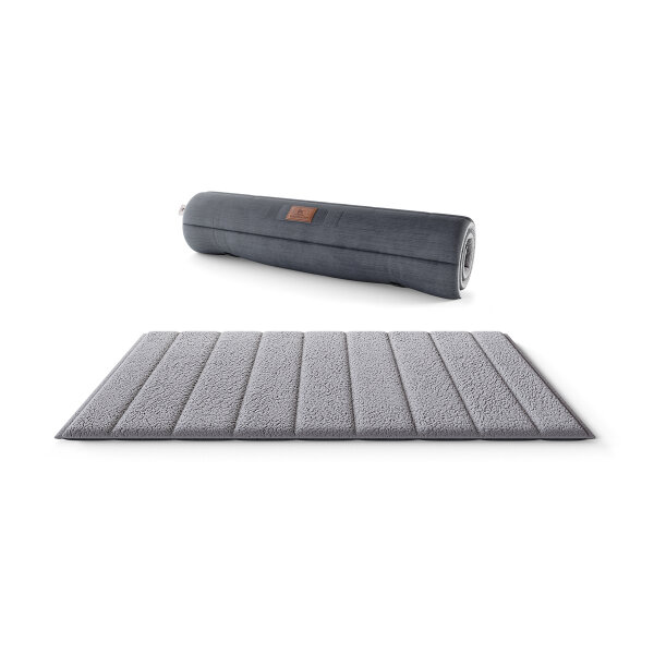 Knuffelwuff tragbare Reisematte Linea Travel aus Velours