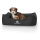 Knuffelwuff Hundebett Finlay aus Nylongewebe M-L 85 x 63cm Schwarz