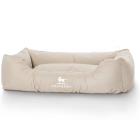 Knuffelwuff Hundebett Finlay aus Nylongewebe Übergröße XXXL 155 x 105cm Beige