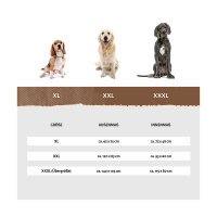 Knuffelwuff Kunstleder Hundebett Jerry XL 92 x 75 Braun