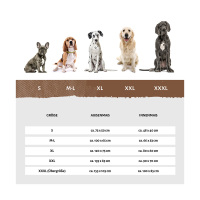 Knuffelwuff Orthopädisches Hundebett Jessy aus Nylongewebe XXL 135 x 85cm Braun