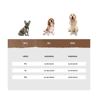 Knuffelwuff Hundebett Luke aus Velours mit feinem Handwebcharakter XXL 120 x 85cm Schwarz-Rosa