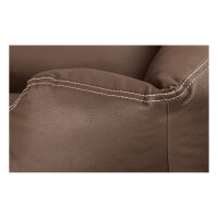 Knuffelwuff Kunstleder Hundebett Sidney XXL 120 x 85cm Braun