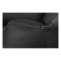 Knuffelwuff Kunstleder Hundebett Sidney Übergröße XXXL 155cm x 105cm Schwarz