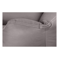 Knuffelwuff Kunstleder Hundebett Sidney Übergröße XXXL 155cm x 105cm Grau