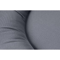 Knuffelwuff Wasserfestes In und Outdoor Hundebett Lucky aus Nylongewebe L 70 x 46cm Grau