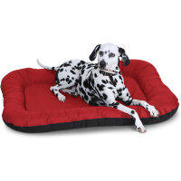 Knuffelwuff Wasserfestes In und Outdoor Hundebett Lucky aus Nylongewebe XL 90 x 75cm Rot