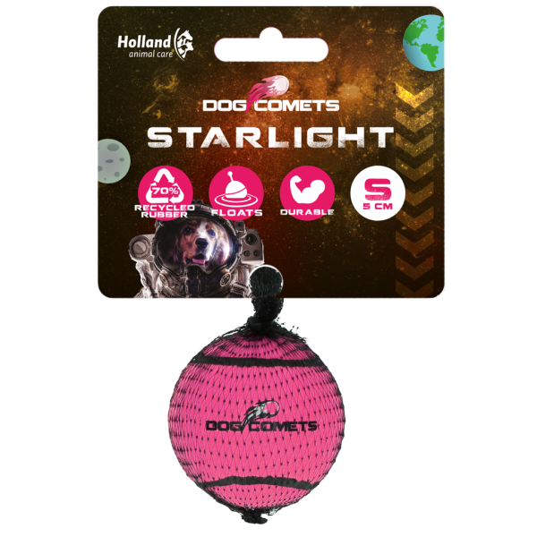 Dog Comets Starlight Tennisball S