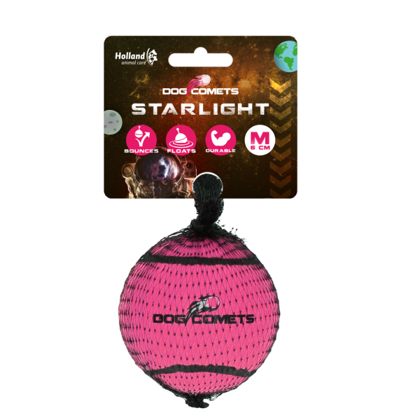 Dog Comets Starlight Tennisball M