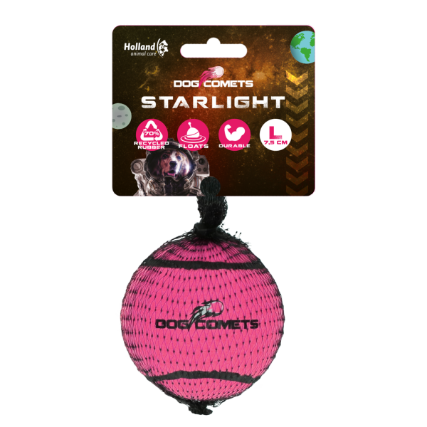 Dog Comets Starlight Tennisball L