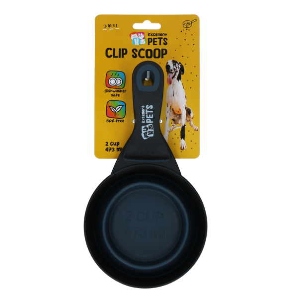 Excellent Pets Fütterschaufel mit Verriegelungsclip