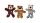 KONG Wild Knots Assorti Bears