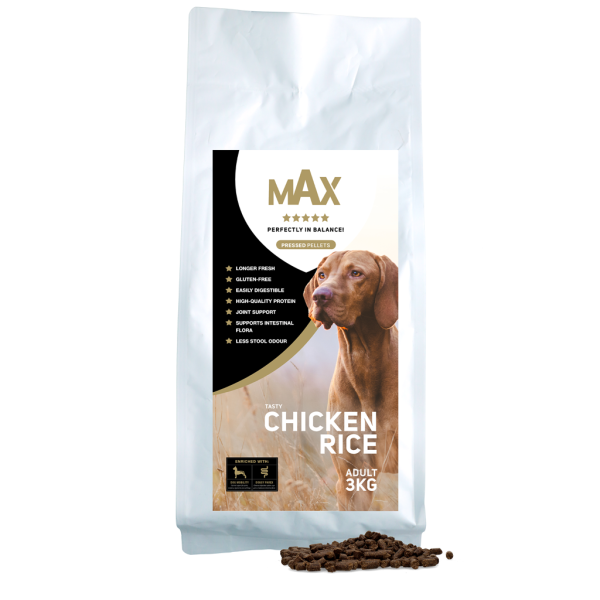 Max Adult Gepresste Pellets Huhn & Reis