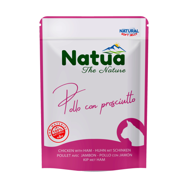 Natua Natural Pouch Katze Hähnchen mit Schinken