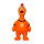 Oranje WK Latex Hondenspeeltjes