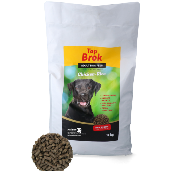 Topbrok Hund Gepresste Pellets Huhn & Reis