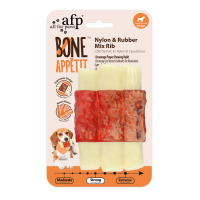 AFP Bone Appetit - Nylon & Rubber Mix Rib - Bacon Flavor In