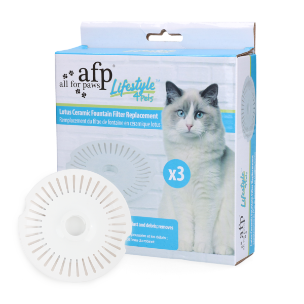 AFP Lifestyle 4 Pets - Lotus Ceramic Fountain Filter Replacement 3 st
