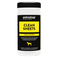 Animology Clean Sheets Extra Large Dog Wipes 80 pcs