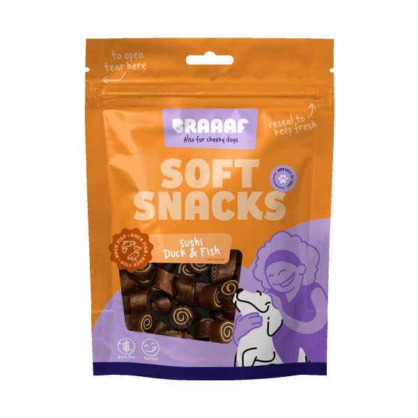 Braaaf Soft Snack Sushi - Ente & Fisch