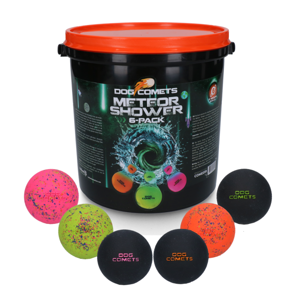 Dog Comets Meteor Shower (Eimer mit 6 M Stardust-Spielbällen)