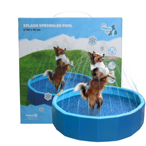 Coolpets Splash Sprinkler Pool