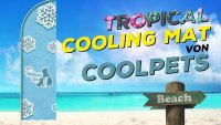 CoolPets Tropical Premium Cooling Mat Flamingo