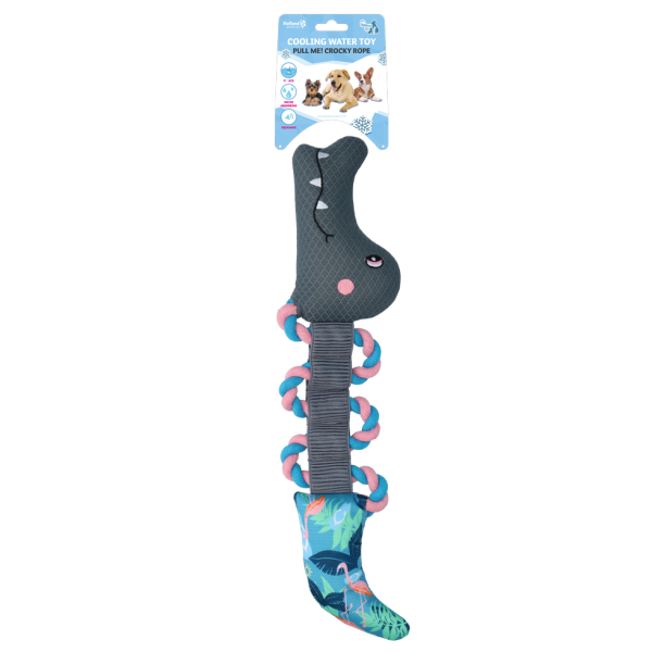 CoolPets Pull Me! Crocky Rope Flamingo
