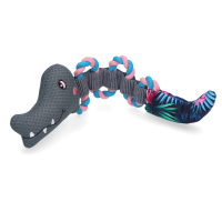 CoolPets Pull Me! Crocky Rope Flower