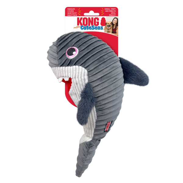 KONG CuteSeas Rufflez Shark M/L