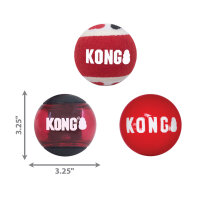 KONG Signature Balls 3-Pack L