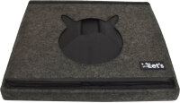 Lets sleep Pet Cube Helles/Dunkelgrau