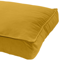 Madison Velours Lounge Cushion Gelb L