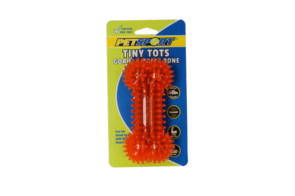 Petsport Tiny Tots Gorilla Spiky Bone Assorti