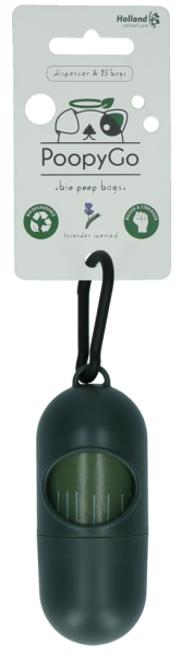 PoopyGo Spender inkl. 15 Beutel Lavendelduft