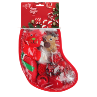 AFP Happy Holidays Geschenkstrumpf Rot