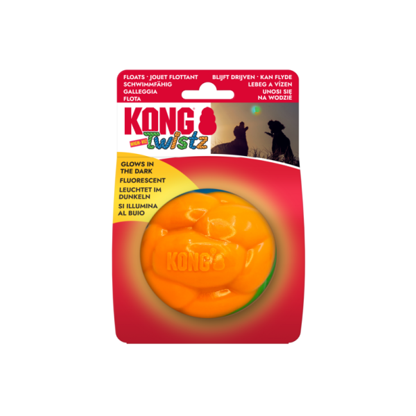 KONG Twistz High-Viz Ball
