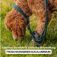 Führleine WOOFLEX® Tactical verstellbar Hunting Green