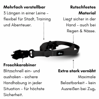 Führleine WOOFLEX® Tactical verstellbar Phantom...