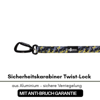 Nylon Führleine Pro Yellow Camo
