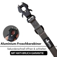 taktische Nylon Führleine Anthracite