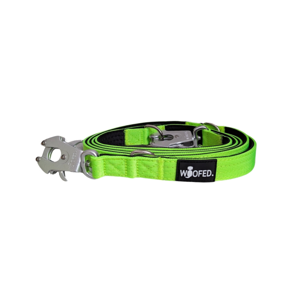 taktische Nylon Führleine Apple Green