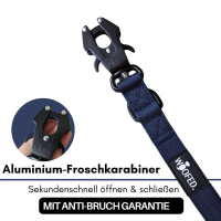 taktische Nylon Führleine Midnight Blue