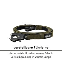 taktische Nylon Führleine Military Olive
