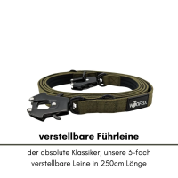 taktische Nylon Führleine Military Olive